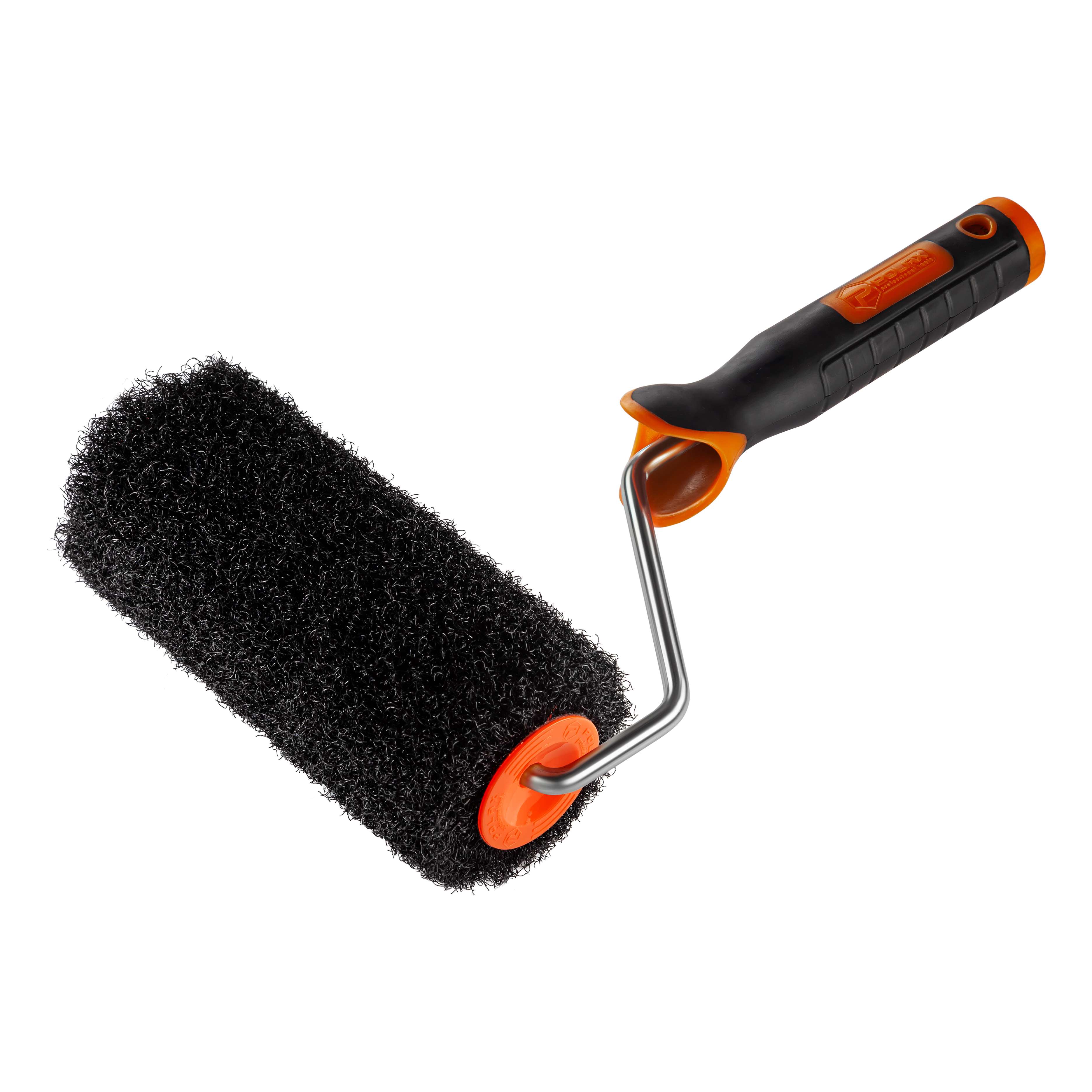 Валик для нанесення шпаклівки 8 Х 80 X 180 мм з ручкою до валика 8 Х 180 мм, POLAX